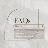 FAQ Paper Linkedin Post Design