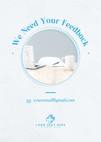 We Need Your Feedback Poster