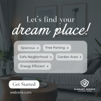 Find Your Dream Place Instagram Post Image Preview