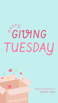 Cute Giving Tuesday Facebook Story