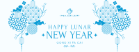 Beautiful Ornamental Lunar New Year Facebook Cover