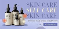 Skin Care Products Twitter Post