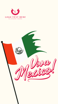 Raise Mexican Flag Instagram Story