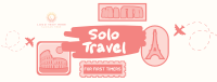 Stickers Solo Traveler Facebook Cover Image Preview