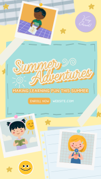 Summer Education Bulletin Instagram Reel Image Preview