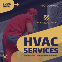 HVAC Services Instagram Post Design