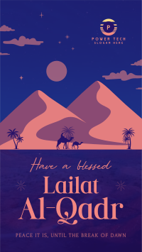 Blessed Lailat al-Qadr YouTube Short Image Preview