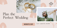 Professional Wedding Planner Twitter Post Design