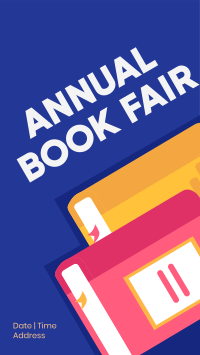 Book Fair Facebook Story Design