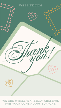 Elegant Thank You Instagram Reel Image Preview