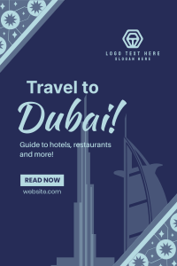 Dubai Travel Booking Pinterest Pin