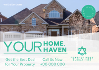 Your Home Your Haven Postcard