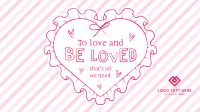 Heart Valentines Quote Animation