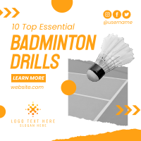 Badminton O’ Clock Linkedin Post