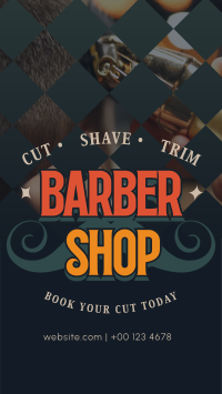 Barber Service Instagram Reel Design