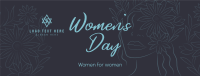  Aesthetic Women's Day Facebook Cover Design