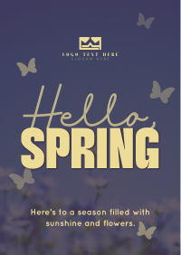 Spring Greeting Quote Flyer