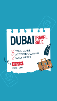 Dubai Travel Destination Instagram Story
