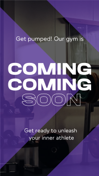 Fitness Gym Opening Soon Instagram Story