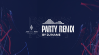 Party Music Remix YouTube Banner