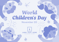 World Children's Day Postcard Design