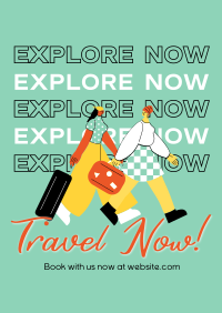 Explore & Travel Poster