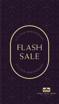 Anniversary Flash Sale Instagram Story