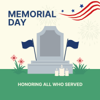 Memorial Day Tombstone Linkedin Post