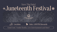 Retro Juneteenth Festival Animation
