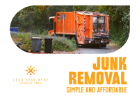 Garbage Removal Service Postcard Design