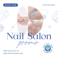 Elegant Nail Salon Services Instagram Post