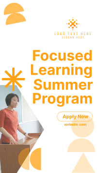 Summer Learning Shapes Instagram Reel Image Preview