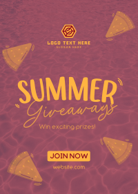 Refreshing Summer Giveaways Flyer