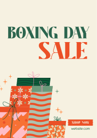 Gifts Boxing Day Poster