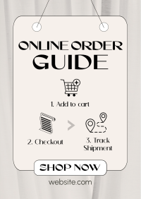 Order Now Minimalist Flyer