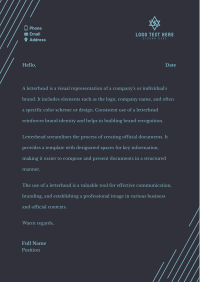 Corporate Strings Letterhead