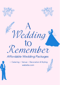 Affordable Wedding Packages Flyer