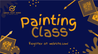 Quirky Painting Class Animation