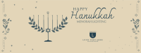 Hanukkah Lily Facebook Cover Design