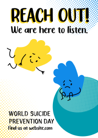 Reach Out Suicide prevention Poster