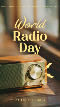 Radio Day Analog Instagram Reel Image Preview