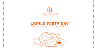 World Pasta Day Vector Twitter Post