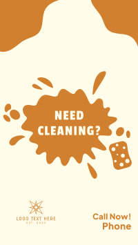 Contact Cleaning Services  Instagram Story