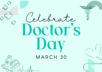 Celebrate Doctor's Day Postcard