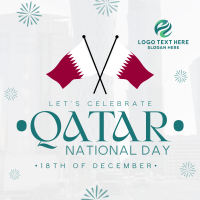 Qatar Independence Day Instagram Post