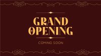 Elegant Grand Opening Facebook Event Cover