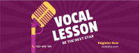 Vocal Coaching Lesson Facebook Cover