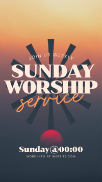 Sunday Worship TikTok Video