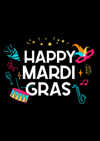 Mardi Gras Festival Poster