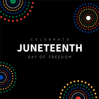 Colorful Juneteenth Linkedin Post